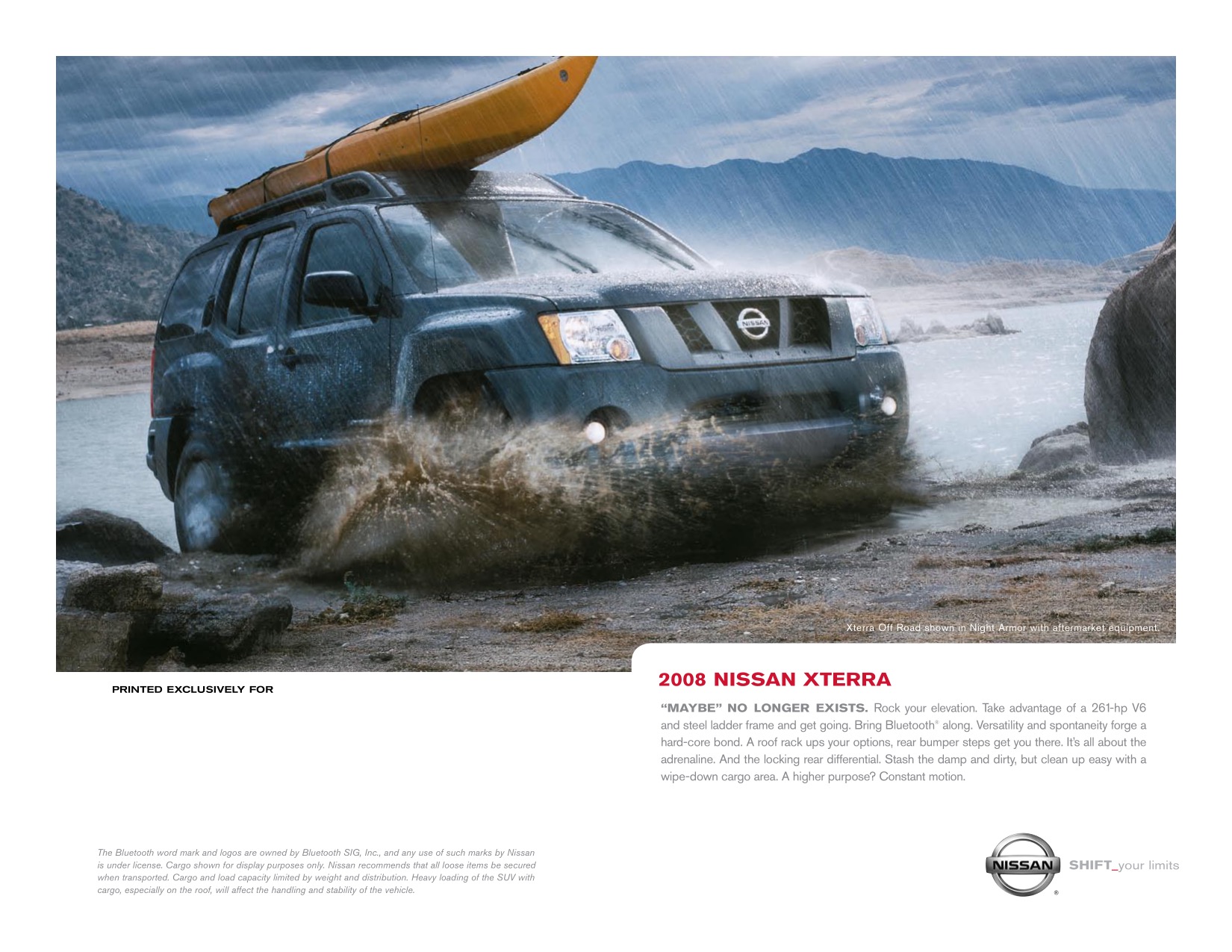 2008 Nissan Xterra Brochure